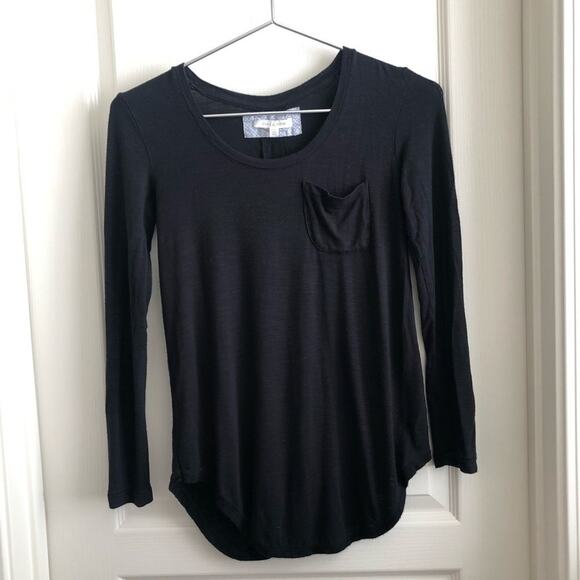 Anthropologie Pure + Good long sleeve pocket tee - Picture 1 of 5
